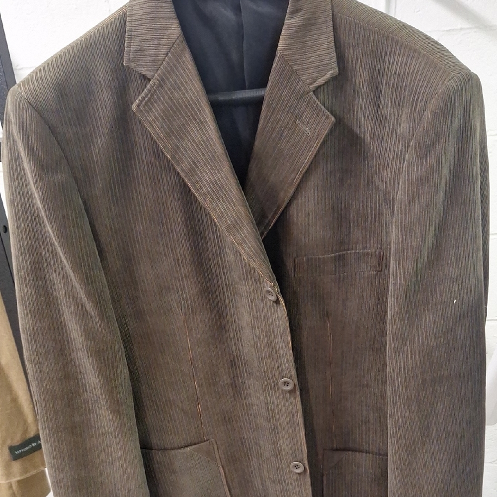 Men's Classic Brown Corduroy Blazer
